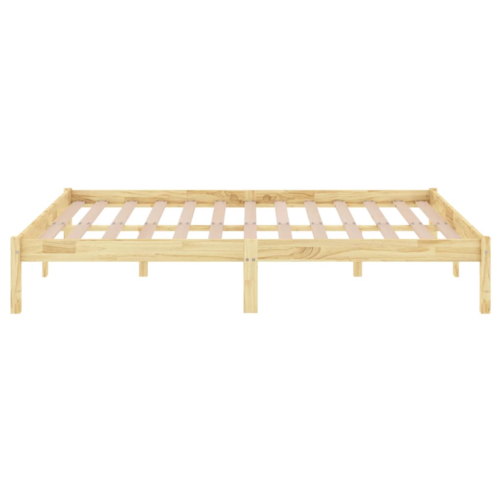 vidaXL Bed Frame without Mattress Solid Wood 160x200 cm