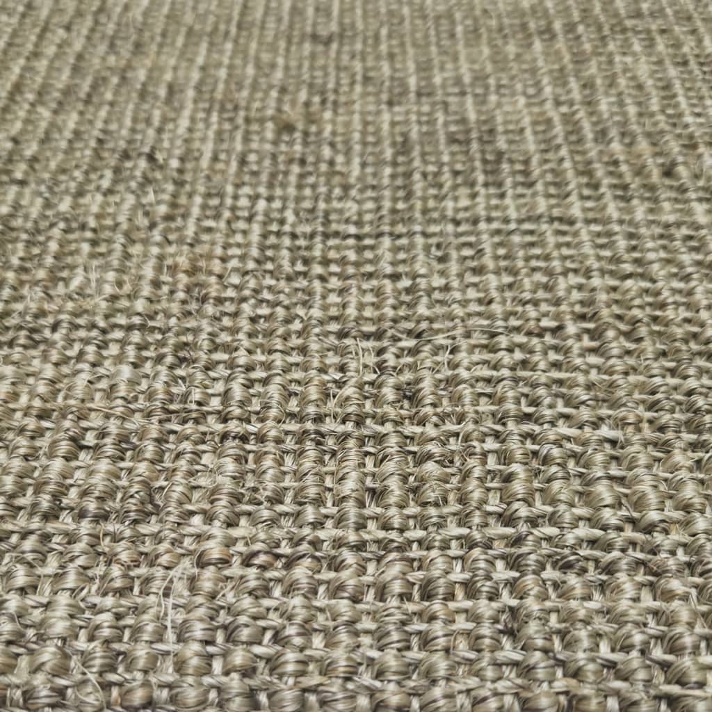 vidaXL Sisal Rug for Scratching Post Taupe 80x300 cm