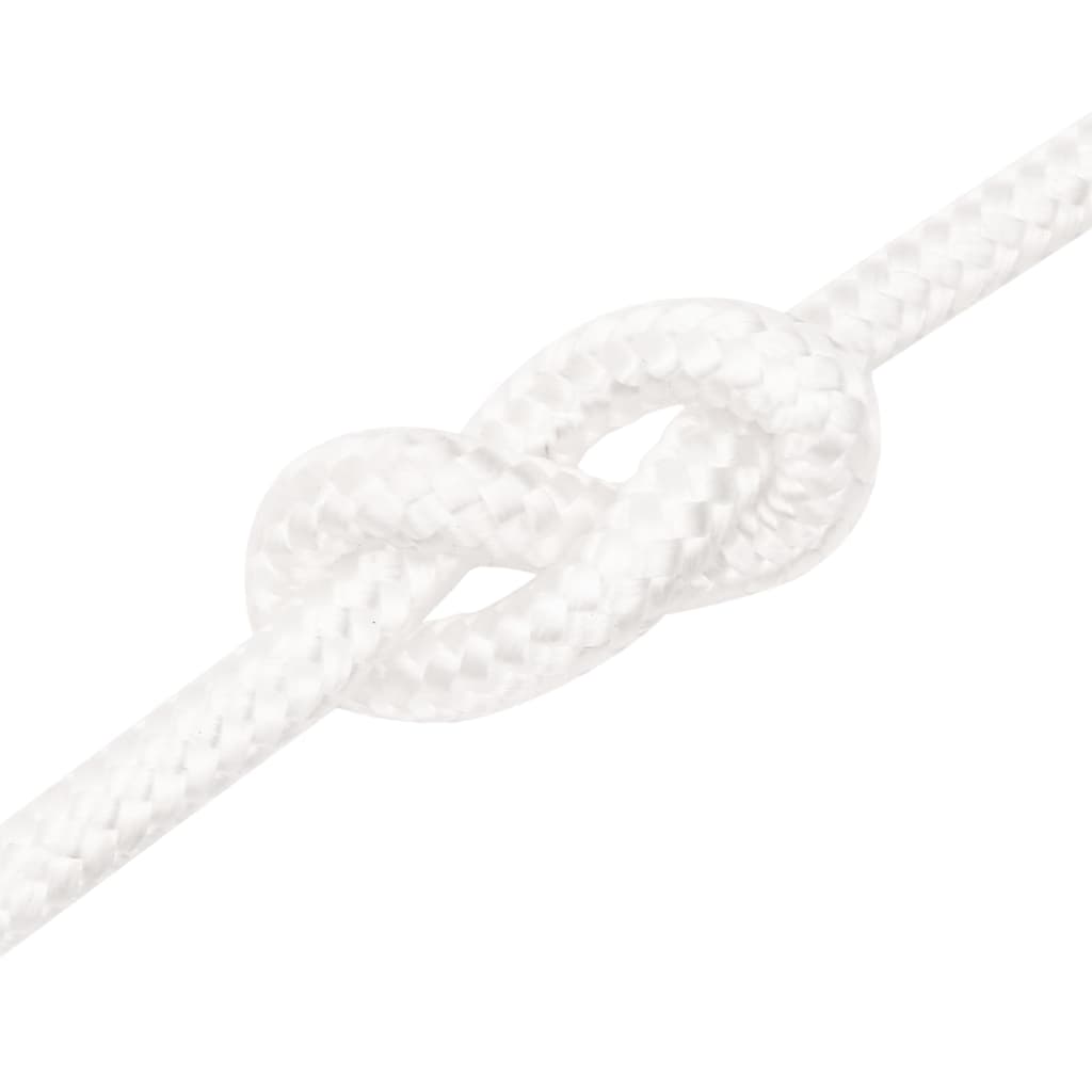 vidaXL Boat Rope Full White 14 mm 25 m Polypropylene