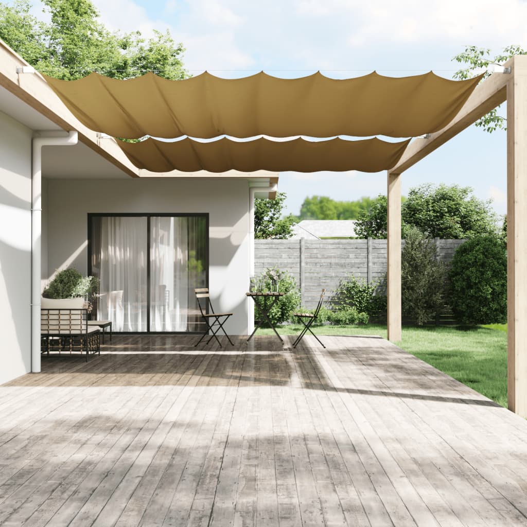 vidaXL Vertical Awning Beige 300x360 cm Oxford Fabric