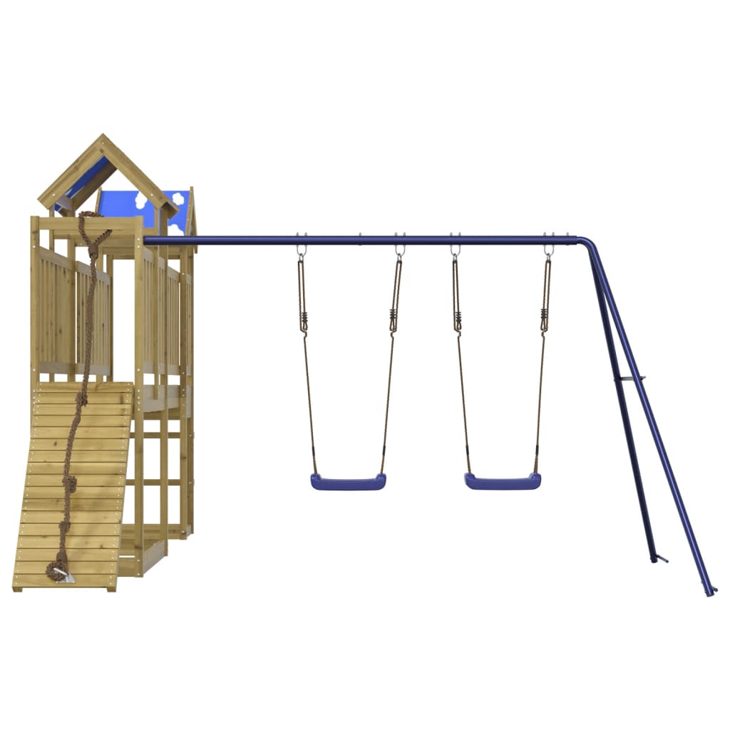 vidaXL Outdoor Playset Impregnated Wood Pine