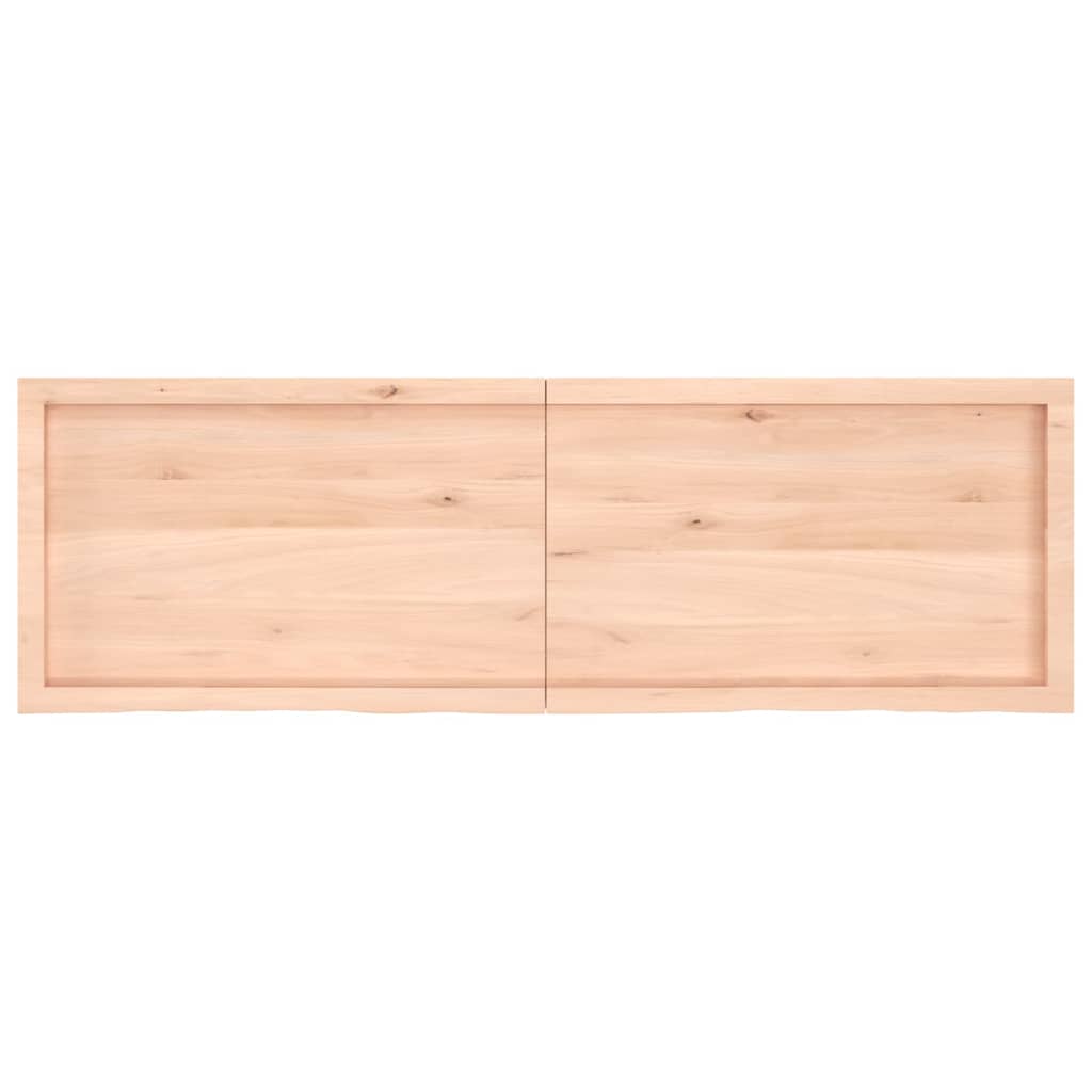 vidaXL Bathroom Countertop 160x50x(2-4) cm Untreated Solid Wood