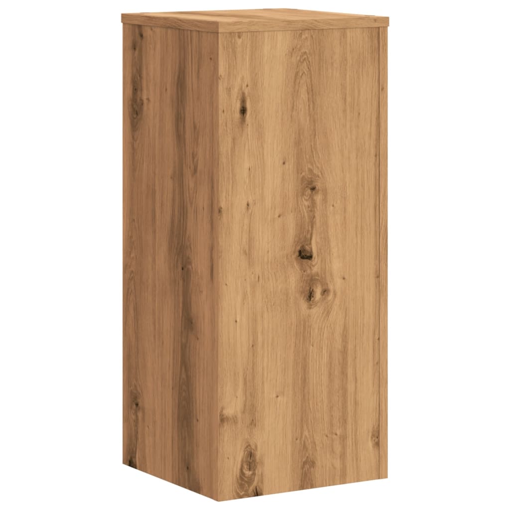 vidaXL Plant Stands 2 pcs Artisan Oak 30x30x70 cm Engineered wood