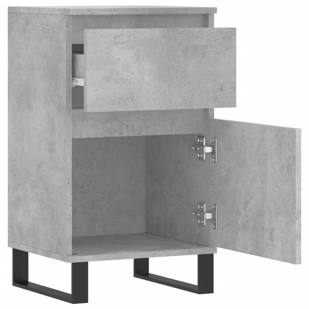 vidaXL Sideboard Concrete Grey 40x35x70 cm Engineered Wood